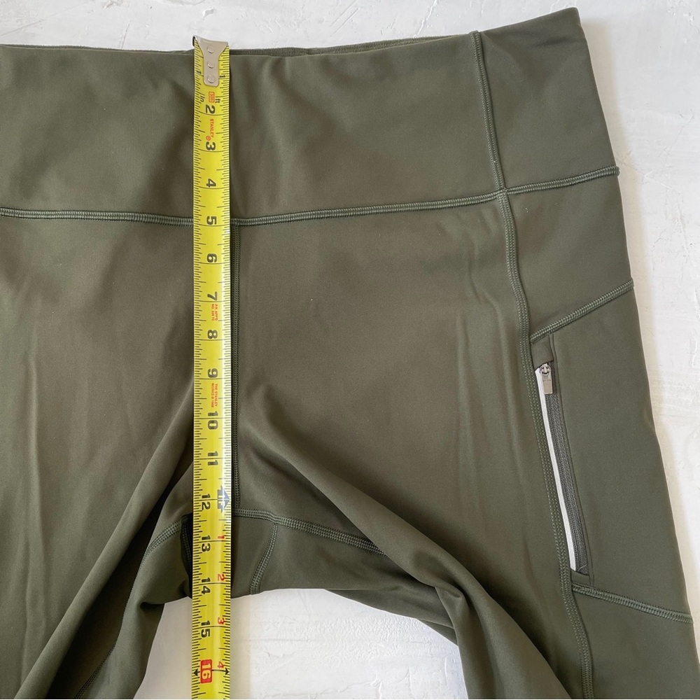 Athleta Rainier Tight Olive Green Size 2X - Picture 9 of 10